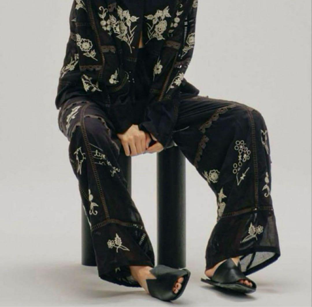 todayful Embroidery Patchwork Trousers36FREE SIZE・TODAYFUL WWW_MORNINGWALKER_COM