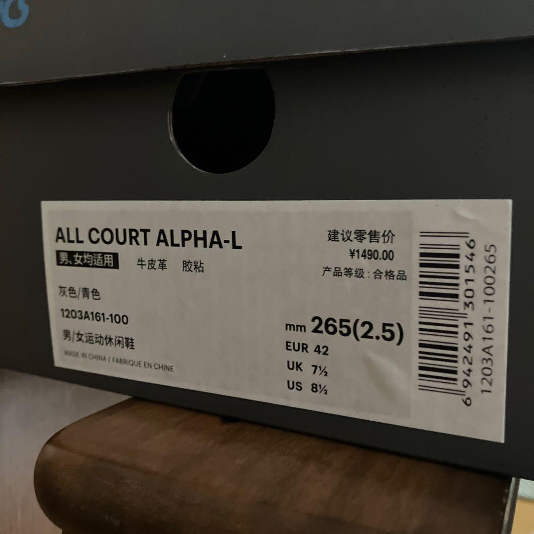 靴 ASICS CHEMISTCREATIONS All Court Alpha-L