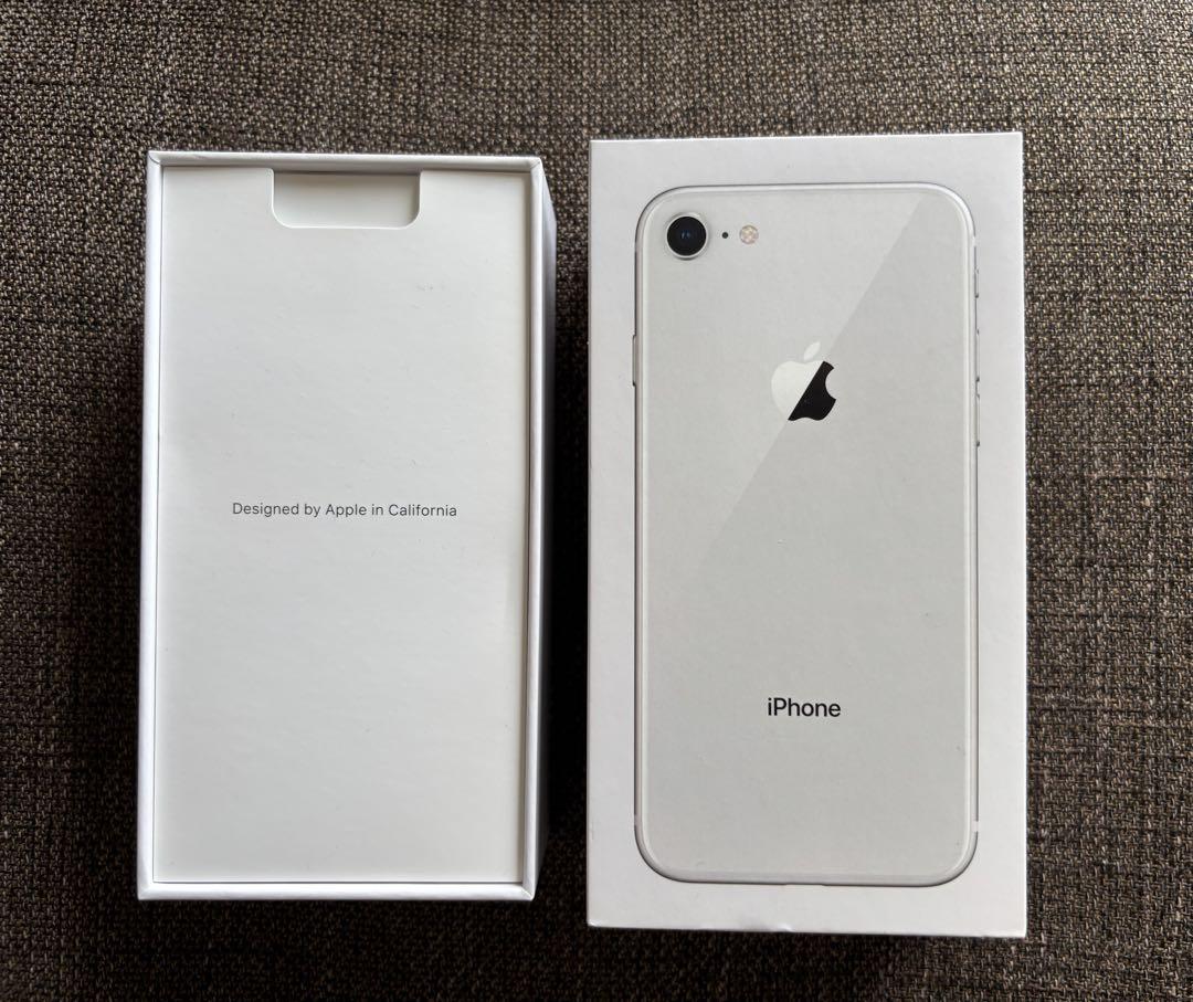 美品！Apple iPhone 8 ホワイト 本体 箱付き - メルカリ