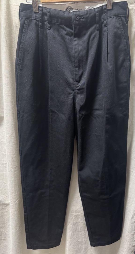 ok.soon オクスン ディッキーズ チノパン 黒 dickies Mサイズ