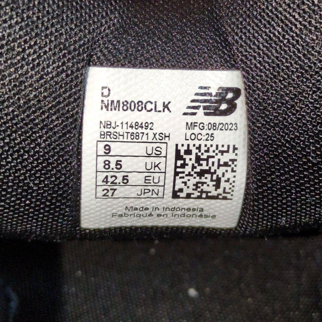 美品✨【ニューバランス】NM808CLK☆ティアゴレモス☆27cm 美品✨【ニューバランス】NM808CLK☆ティアゴレモス☆27cm