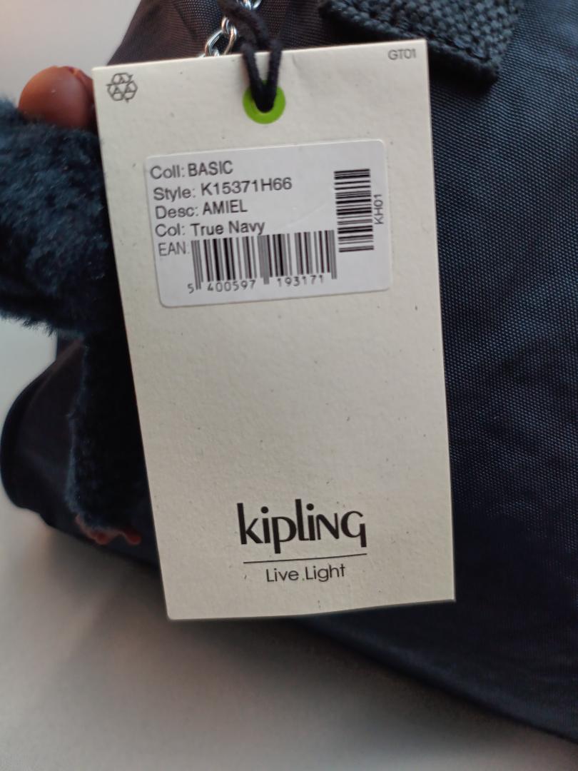 Kiplingキプリング ハンドバッグ 2WAY TRUE NAVY