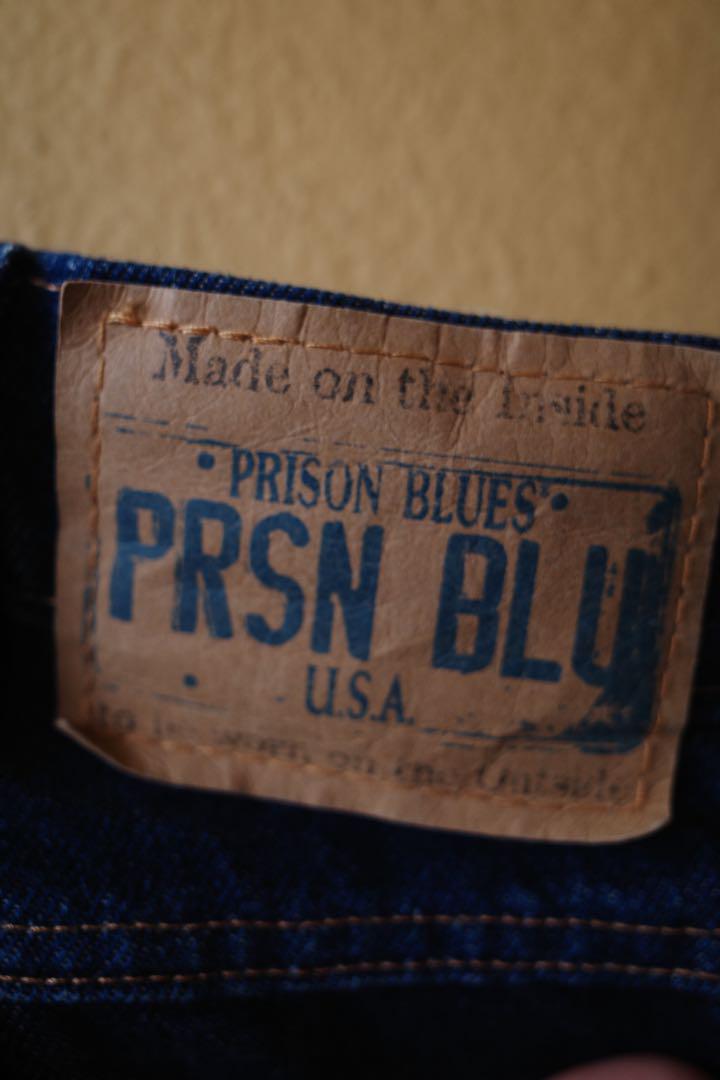 PRISON BLUES デニム W34 L32折り目あり - メルカリ