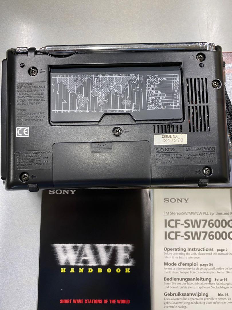 sony 超高感度ポータブル短波ラジオ
