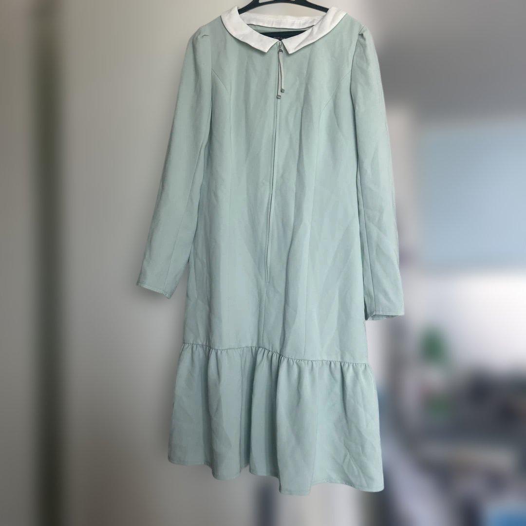 René basic ミントグリーン ワンピース 34