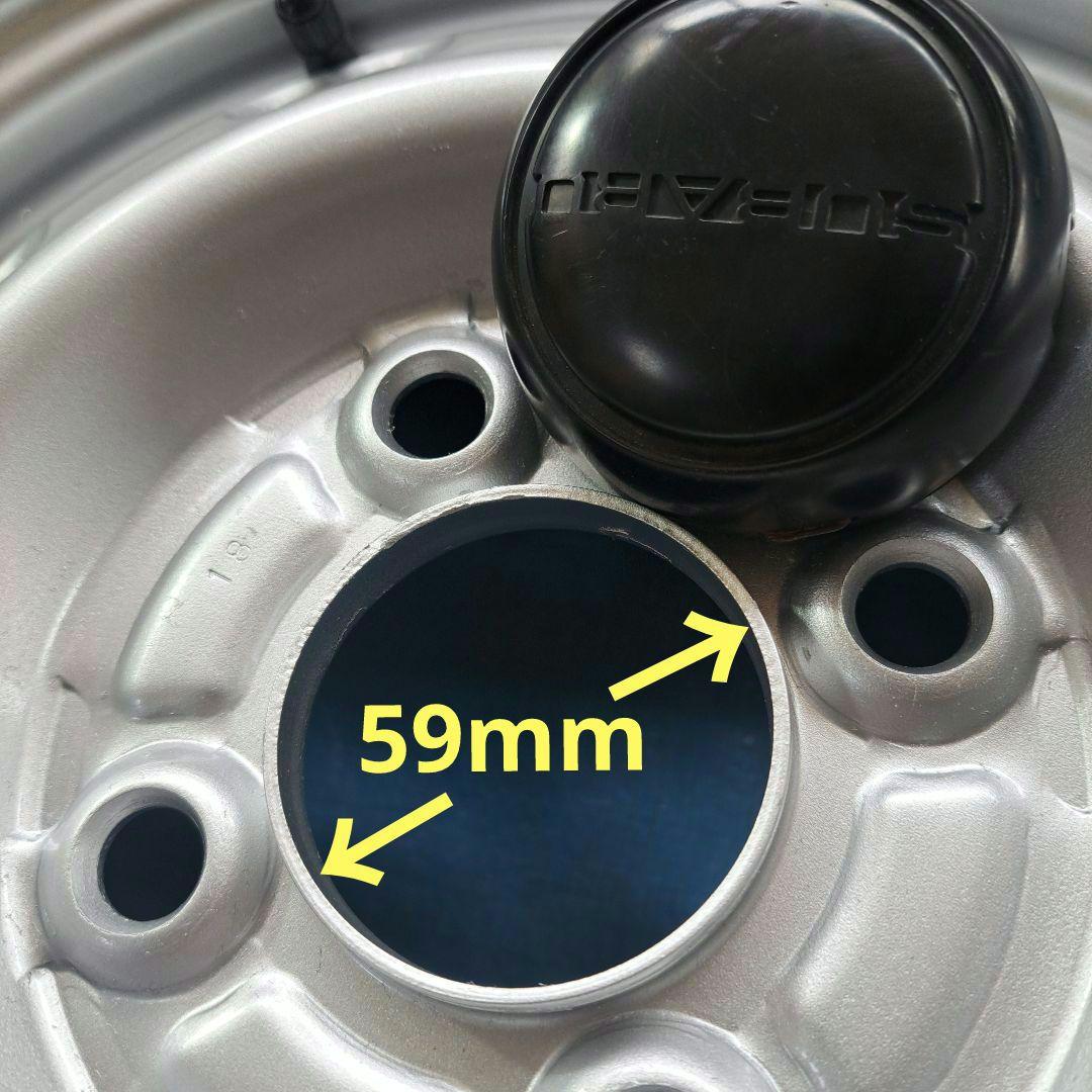 ★軽トラ軽バンに★スバル純正　12インチスチールホイール　サンバートラック等に