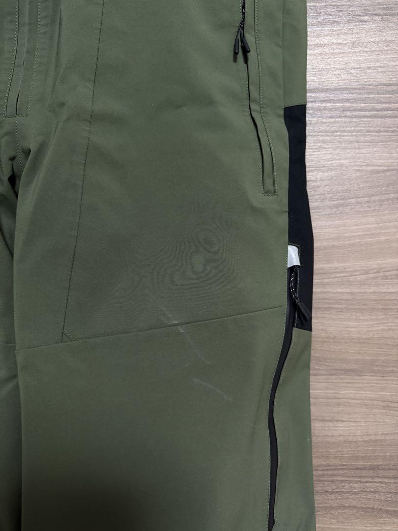 MIZUNO FREE SKI SHELL BIB PANTS カーキ