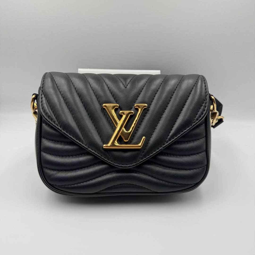 louis vuittonニューウェーブマルチポシェットショルダーバッグ 残り僅か LOUIS VUITTON ニューウェーブチェーンバッグMM 関税込