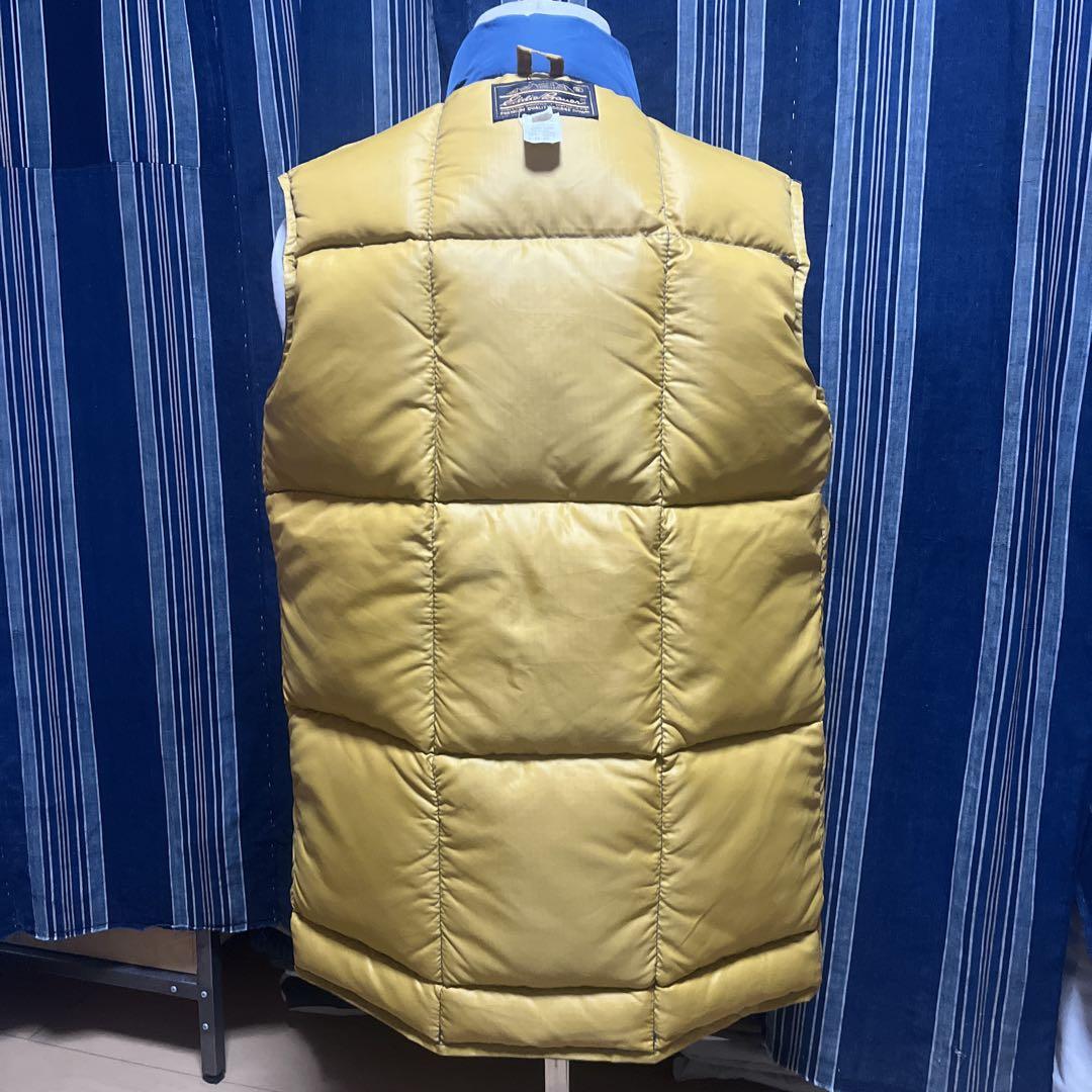 Eddie Bauerダウンベスト TARONジッパー USA 製 80年代 eddie bauer ダウン ベスト
