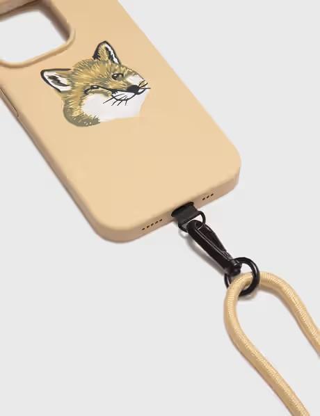メゾンキツネ モノクロームフォックス iPhone 14 Pro ケース