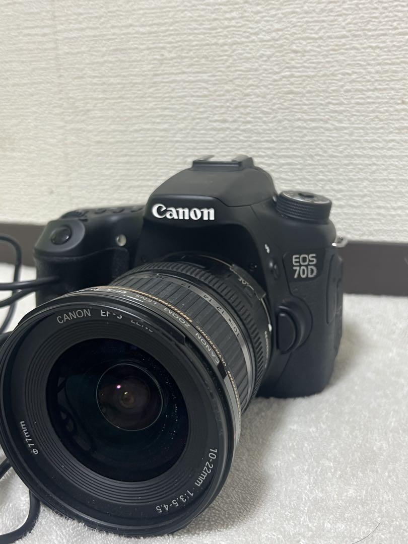 【美品】Canon EOS 70D デジタル一眼レフ 標準ズーム付