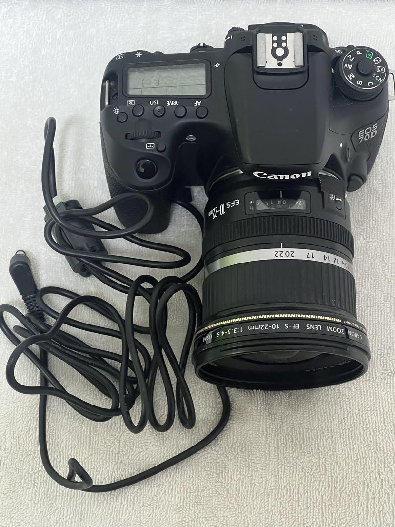 【美品】Canon EOS 70D デジタル一眼レフ 標準ズーム付