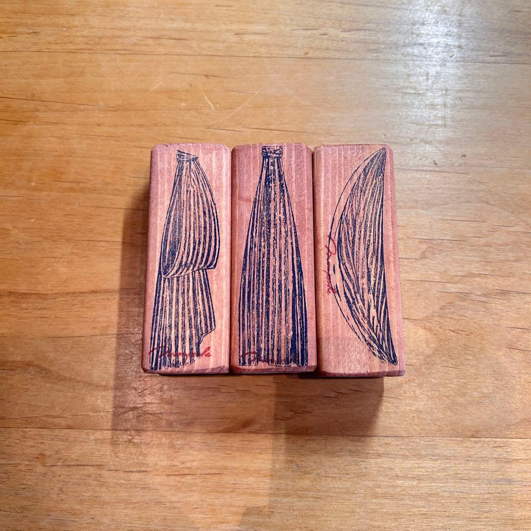 aya monpoche スタンプ 3点セット8新品、♥