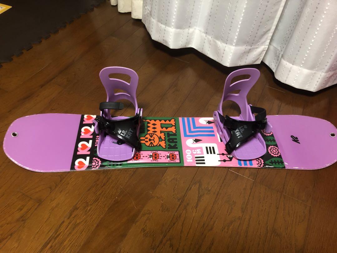 K2スノーボード　キッズLiL KAT3点セット
