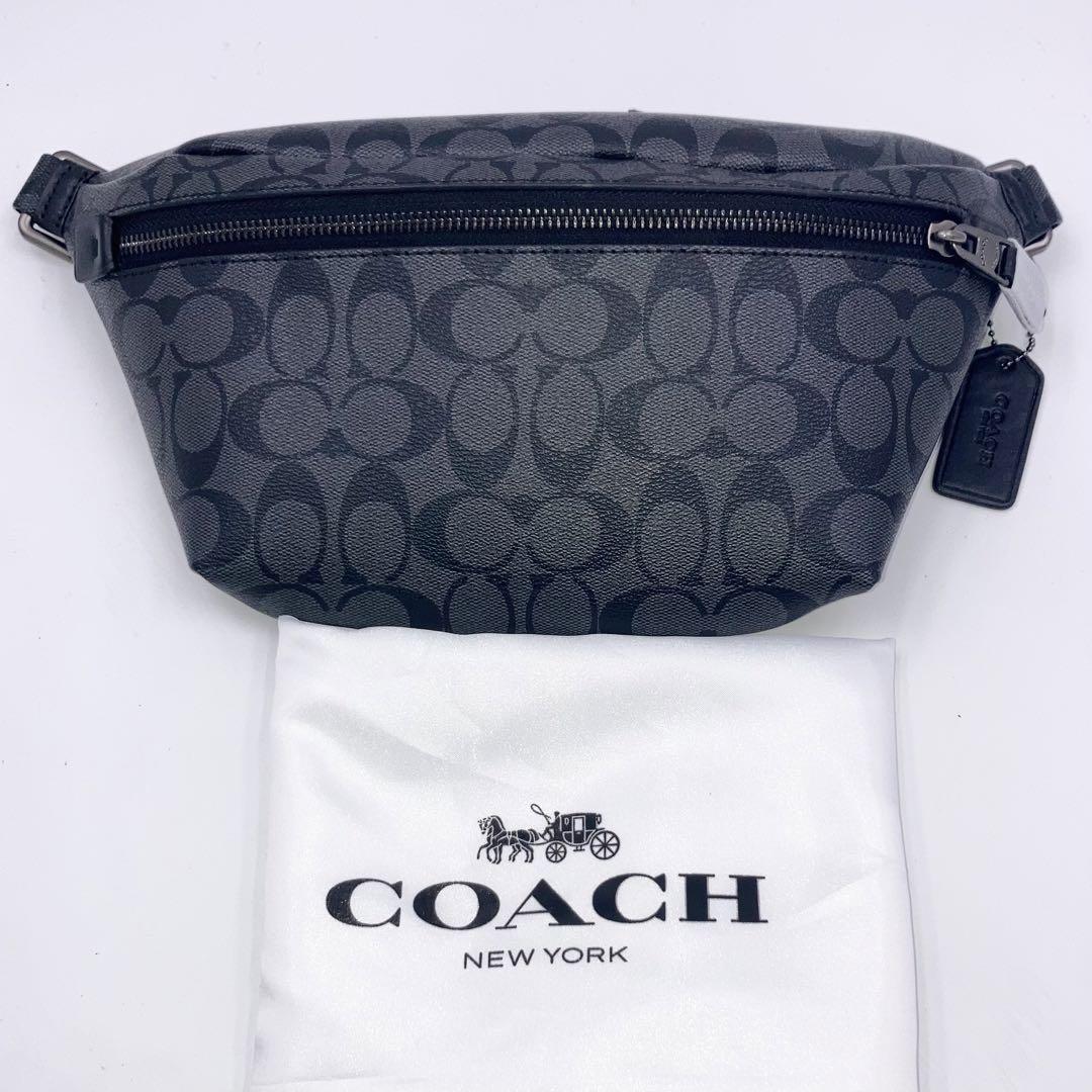 COACH コーチ シグネチャー　ウエストバッグ　ウエストポーチ　ボディバッグ