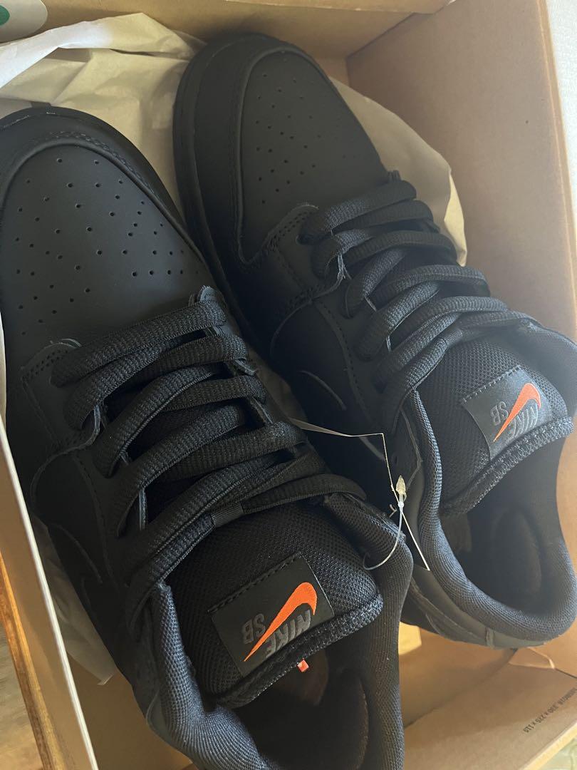 スケートボード Nike SB Dunk Low Pro ISO Triple Black