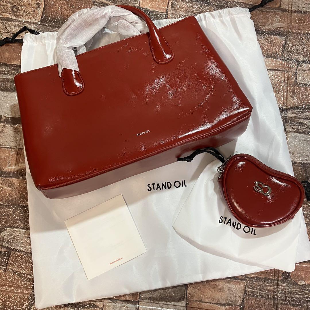 [STAND OIL] Square Low Bag 韓国　RED