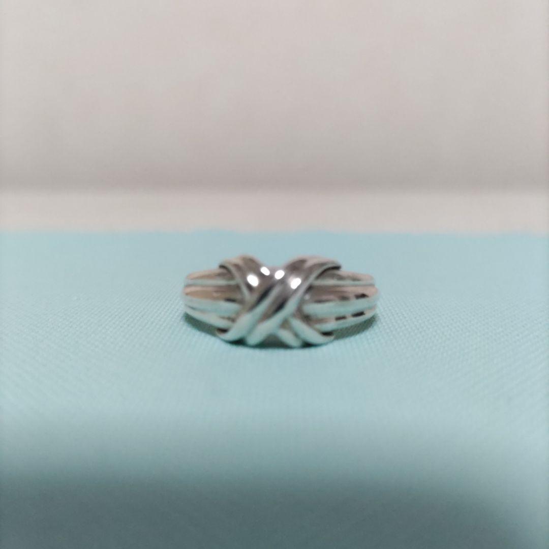 商売 Tiffany&Co. ティファニーリングシグネチャー14号Sv925