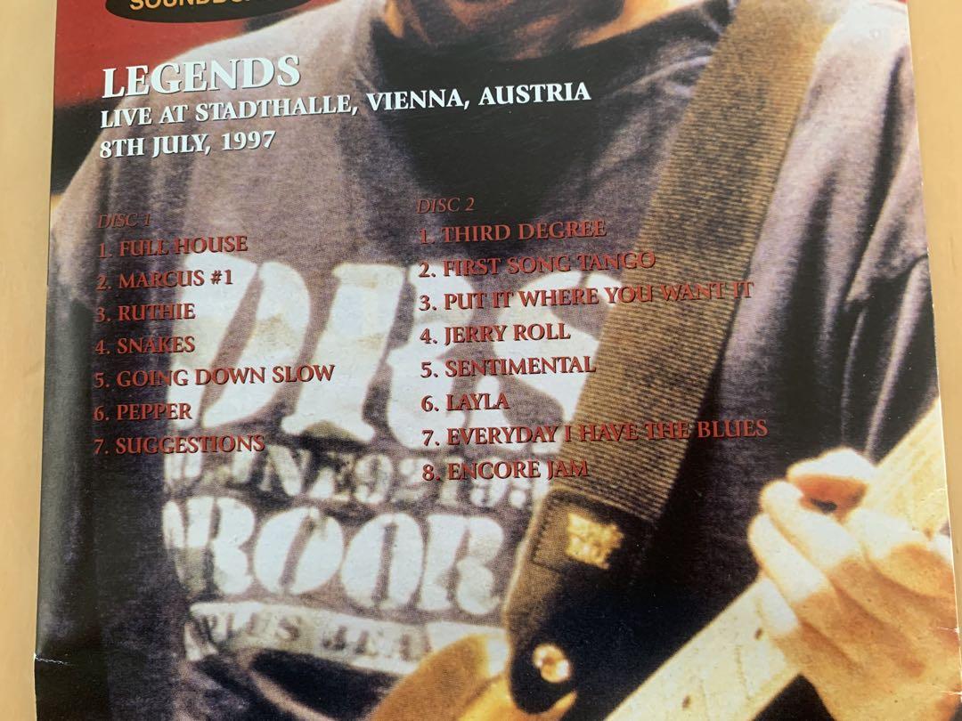 ERIC CLAPTON LEGENDS 1997LIVE 2CD - メルカリ