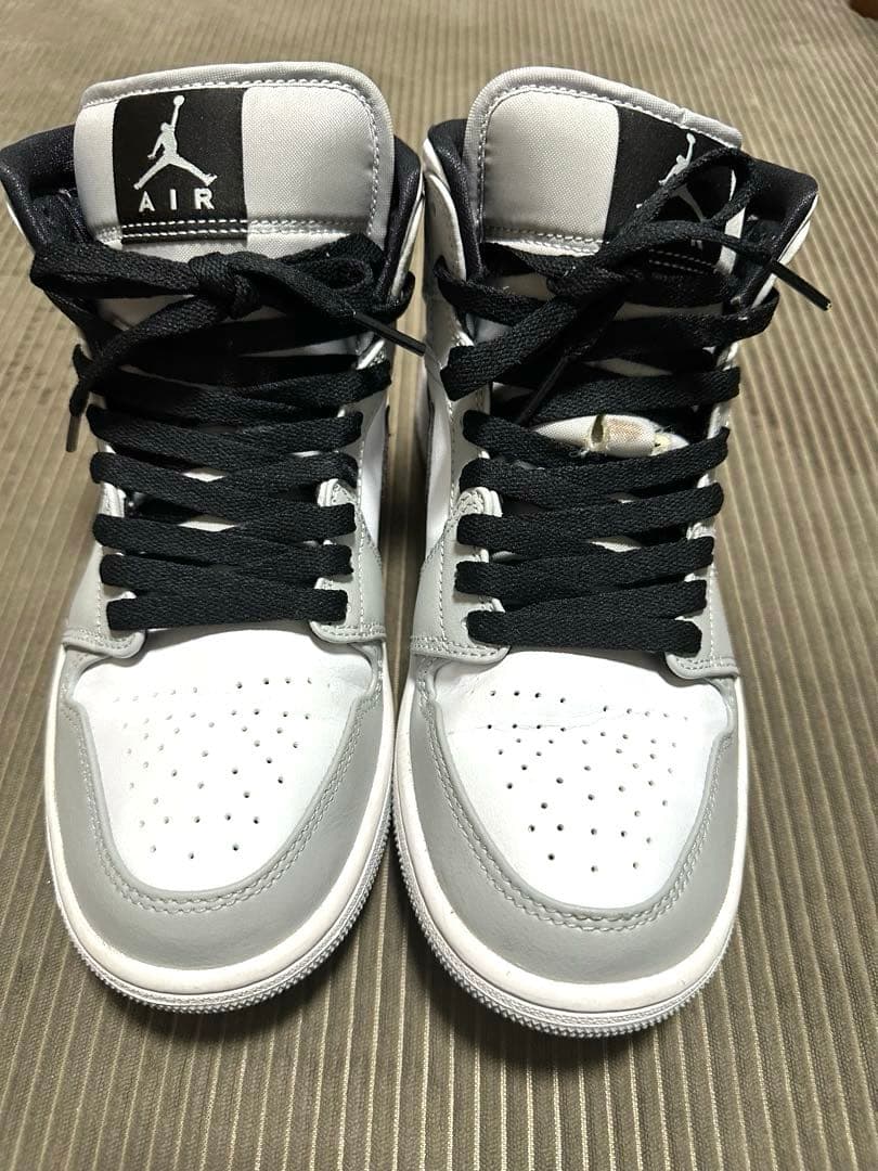 Nike Air Jordan 1 ホワイト/グレー/ブラック