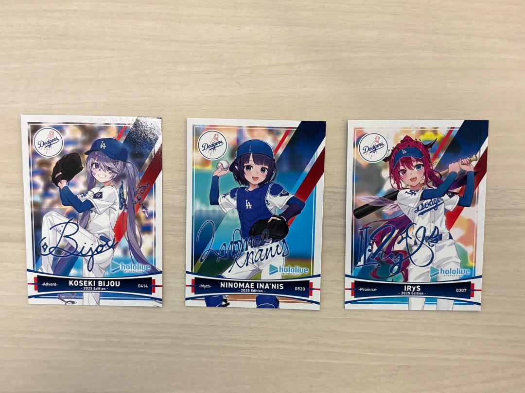 ホロライブxドジャースカード