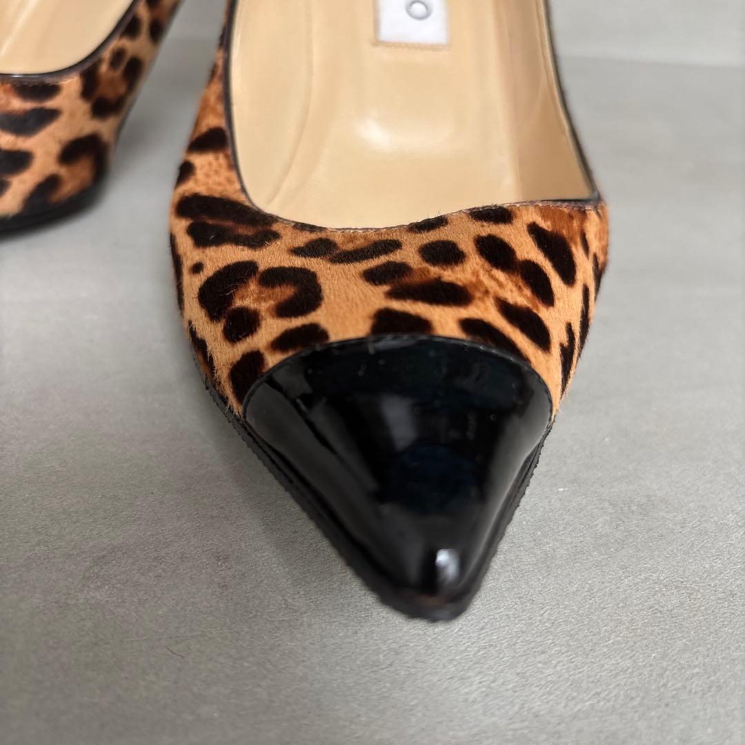 JIMMY CHOO ヒョウ柄 ハイヒール22.5cm・Jimmy Choo KIN-KAAI_COM