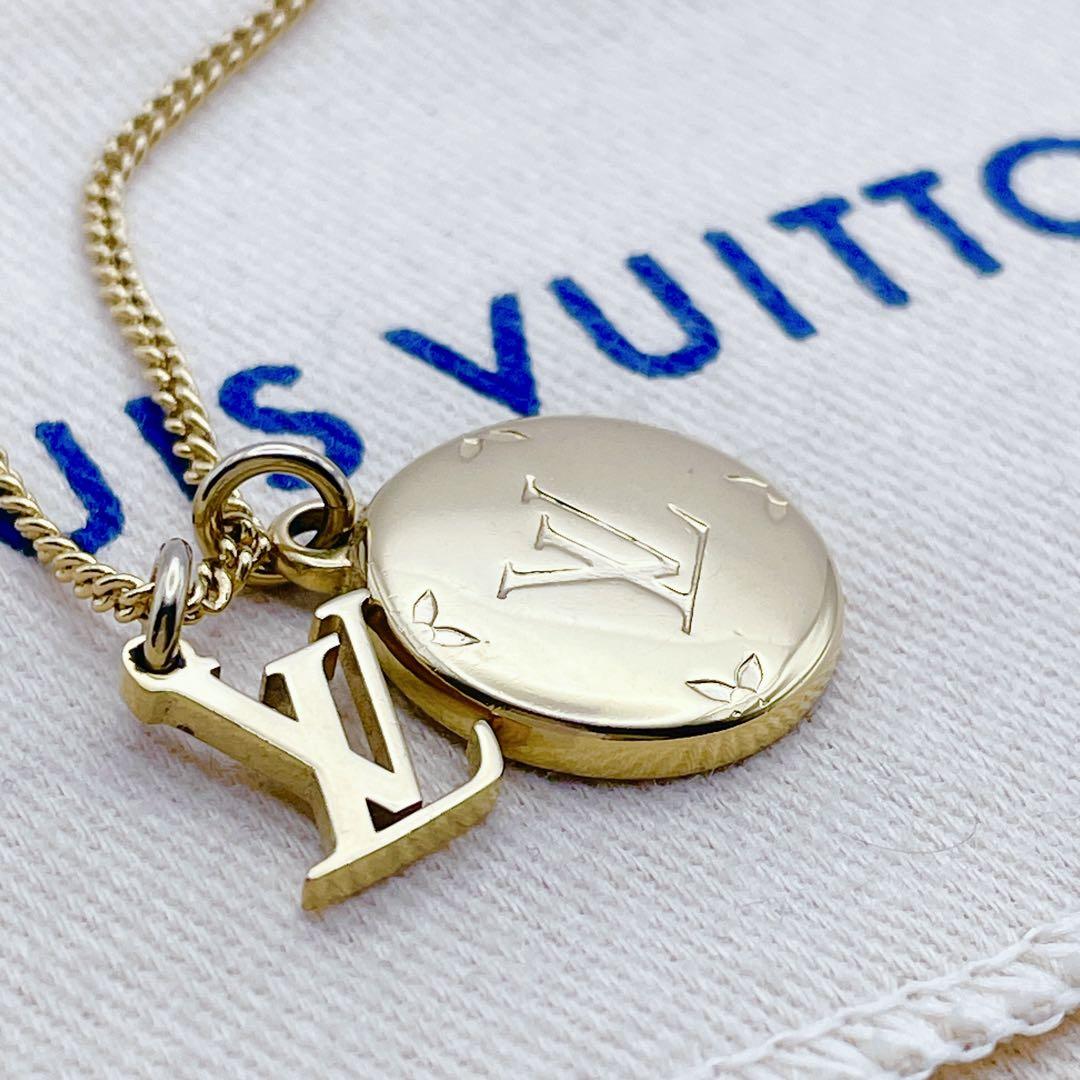 LOUIS VUITTON リング　ネックレス　チェーン　モノグラム　ゴールド