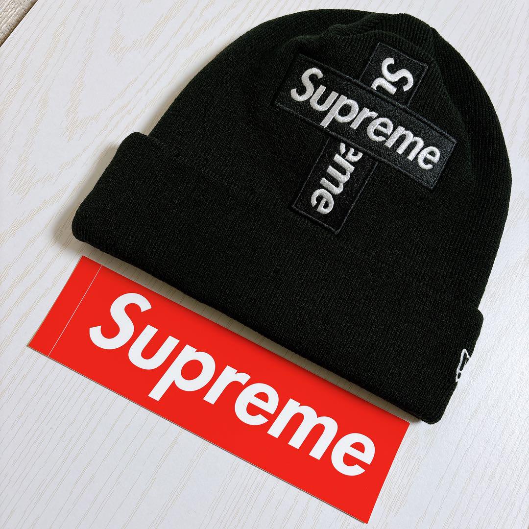 正規品 Supreme シュプリーム ビーニー beanie ニット帽 ブラック