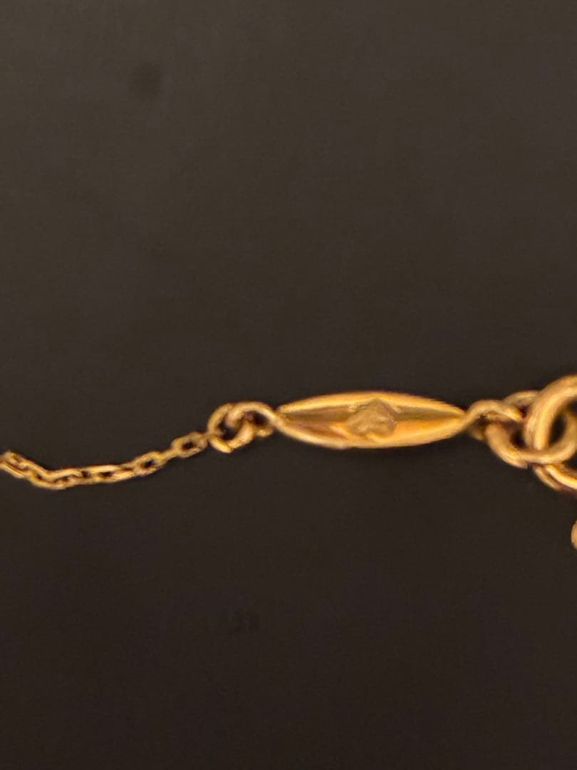 週末お値下げ　AHKAH バタフライバヴェ ネックレス K18