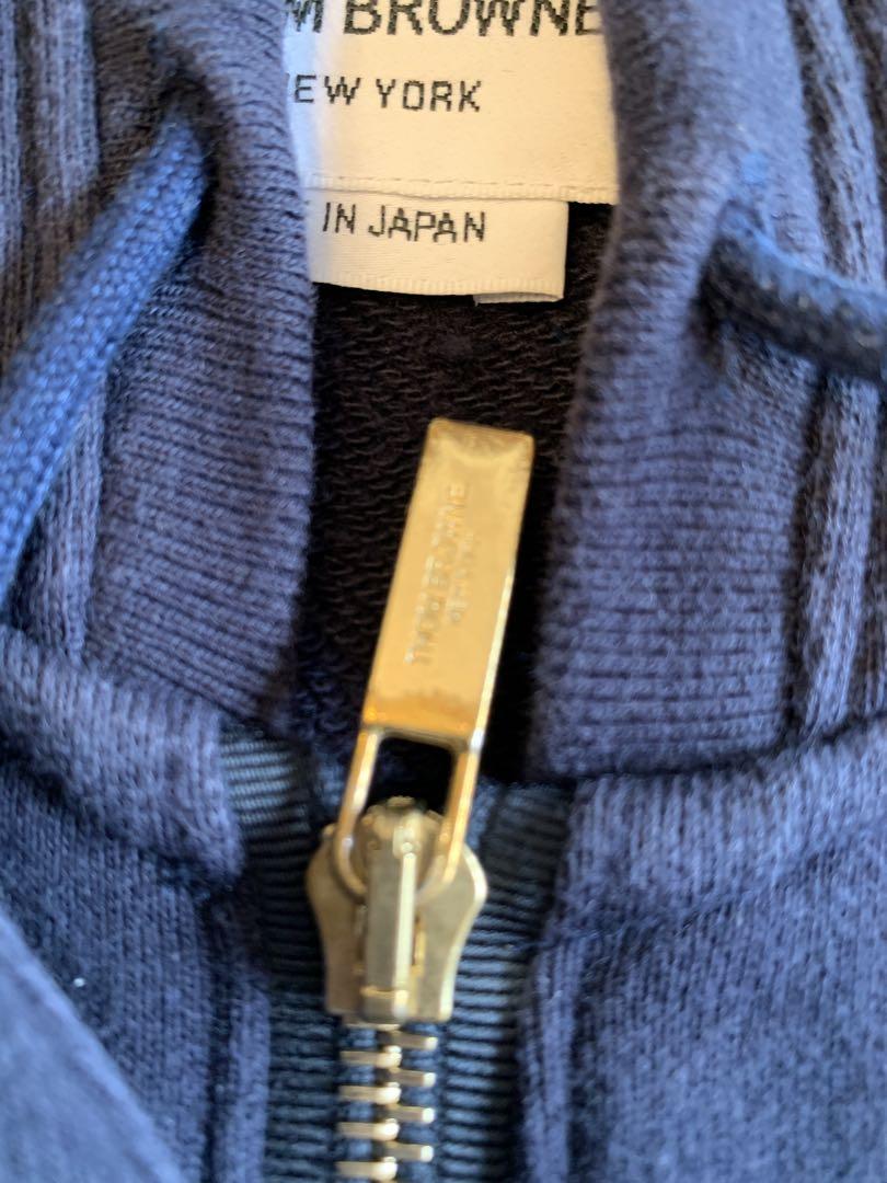 最終値引き・THOM BROWNE パーカー・ネイビー ・セットアップ