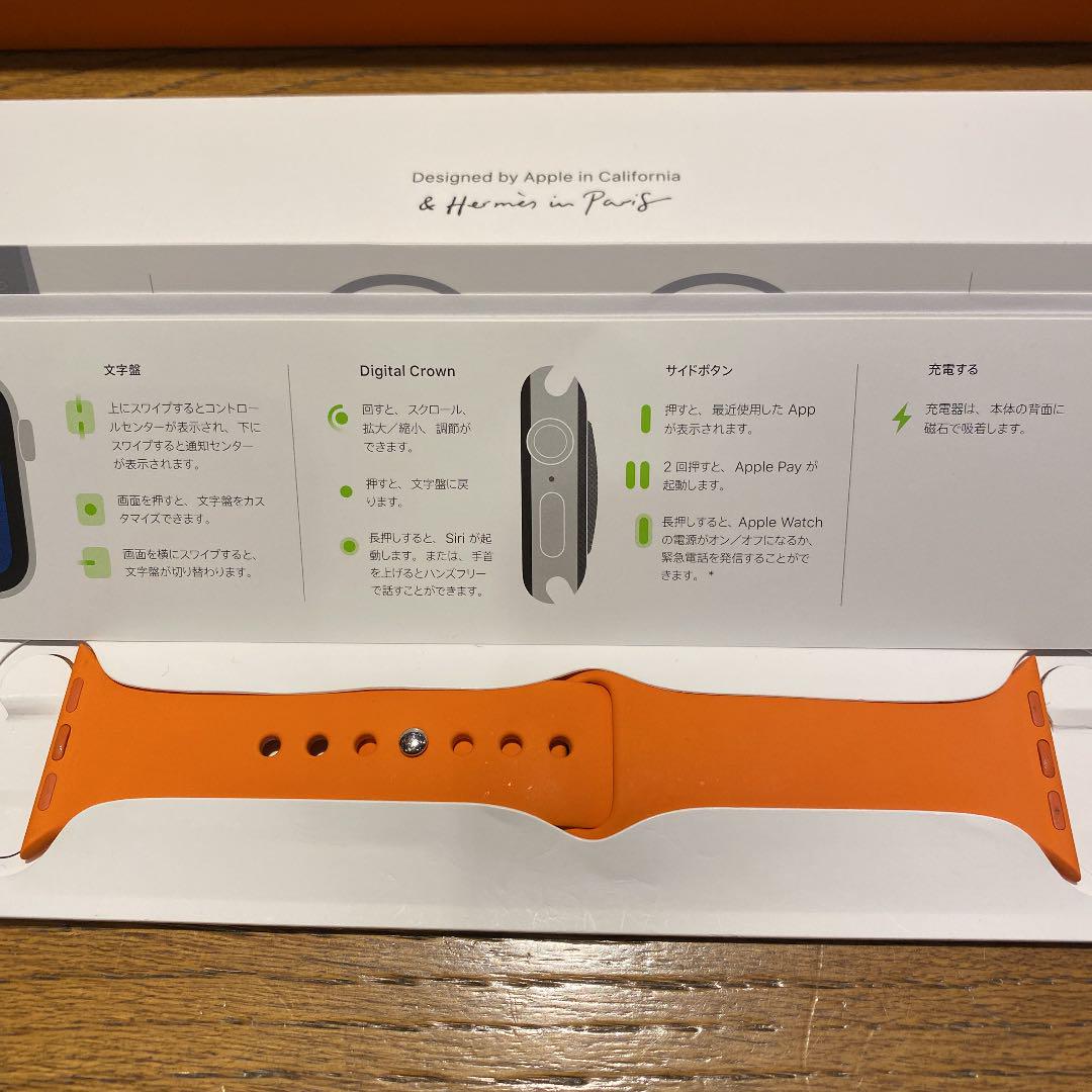 Apple Watch HERMES スポーツ バンド エルメス オレンジ 割引購入 直販オンラインストア Apple Watch スポーツバンド(オレンジ) Hermes その他