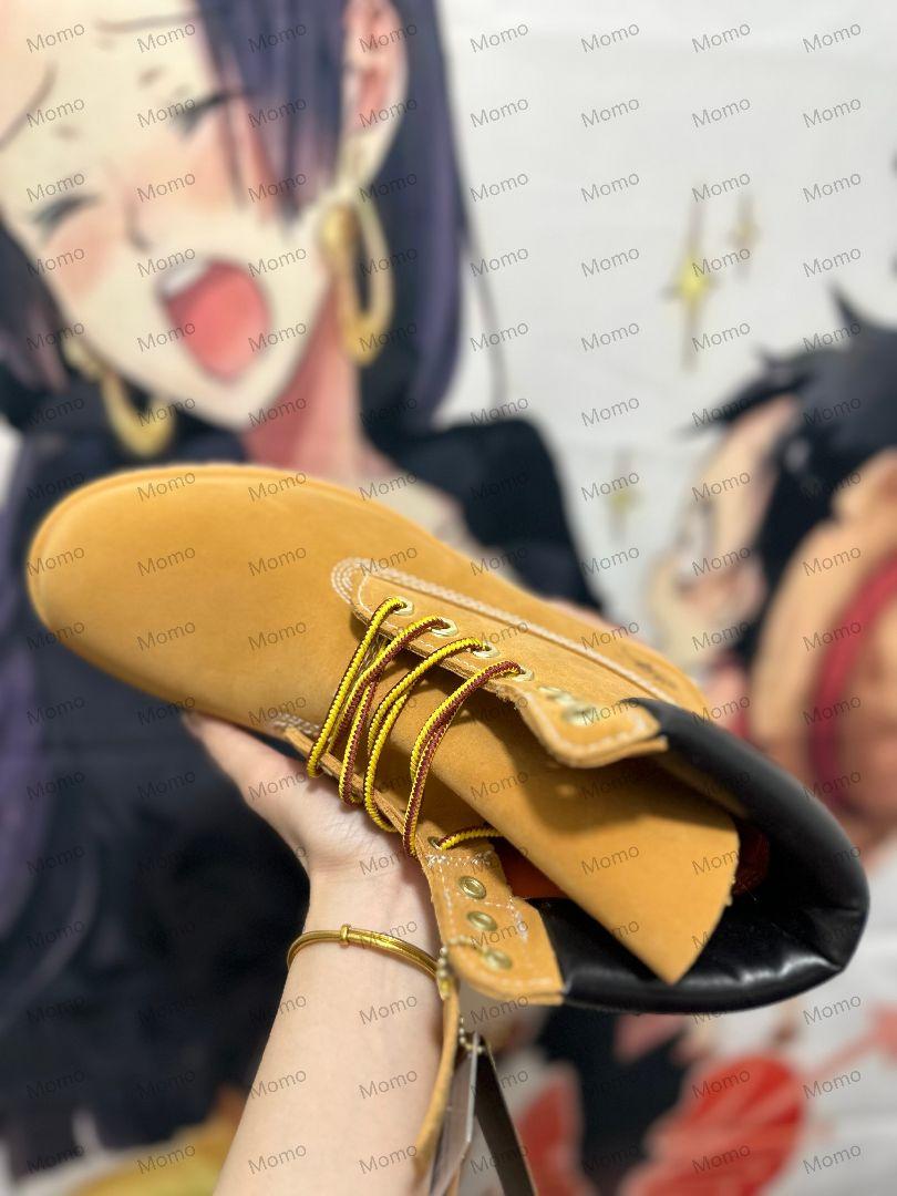 人気  Timberland  ワークブーツ  ベージュ。