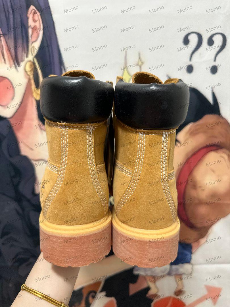 人気  Timberland  ワークブーツ  ベージュ。