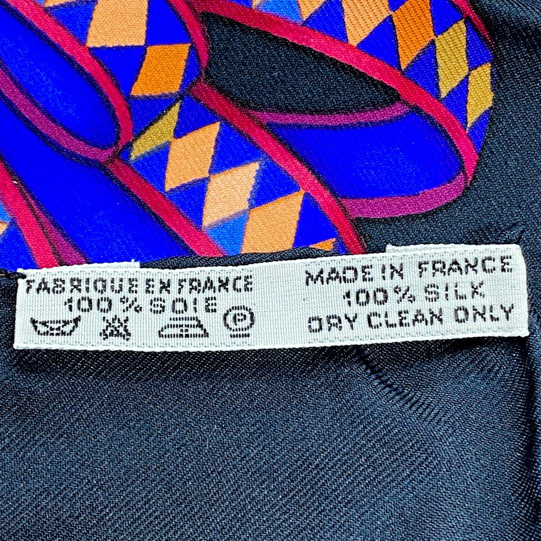 HERMES エルメス スカーフ カレ90 LES RUBANS DU CHEVAL 馬の