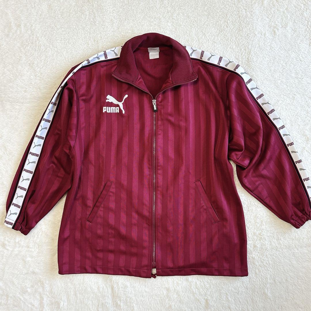 90s PUMA トラックジャケット ビッグプリント 刺繍ロゴ ヒット
