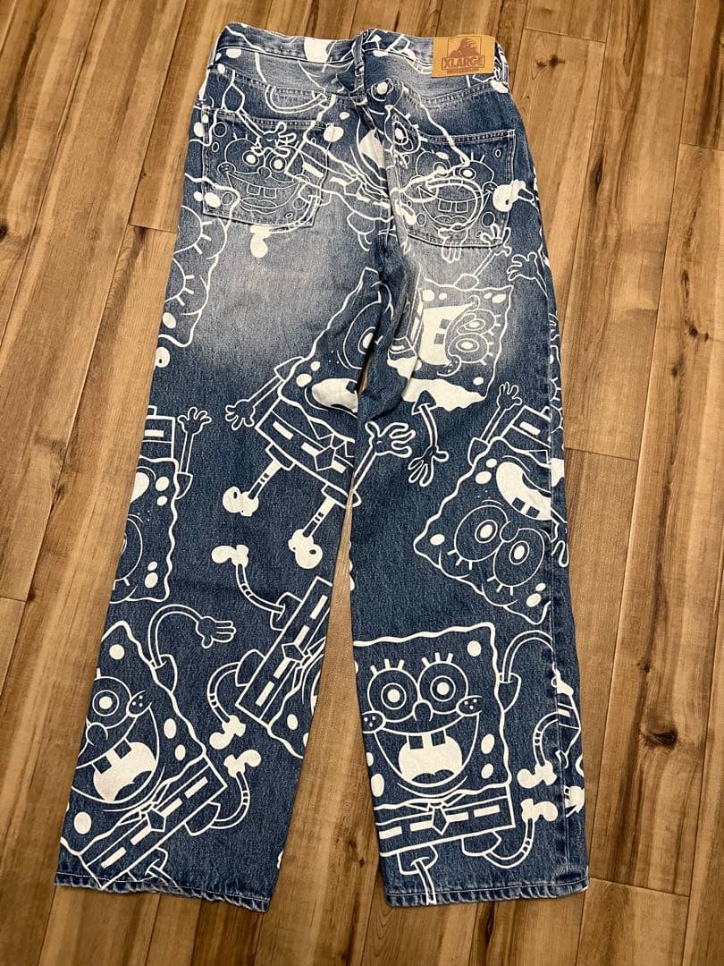 XLARGE×SpongeBob DENIM PANTS XLARGE×SpongeBob DENIM PANTS