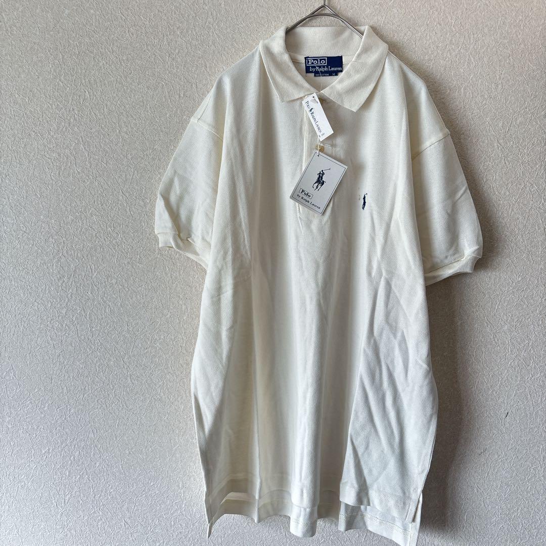 POLO RALPH LAUREN ホワイト ポロシャツ M GQ2847◇Polo Ralph Lauren : USA製 鹿の子 半袖 - メルカリ