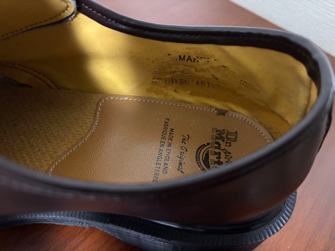英国製 Dr.Martens 3ホール UK7 ブラウン26.5cm・Dr.Martens MEDICALDB_JP