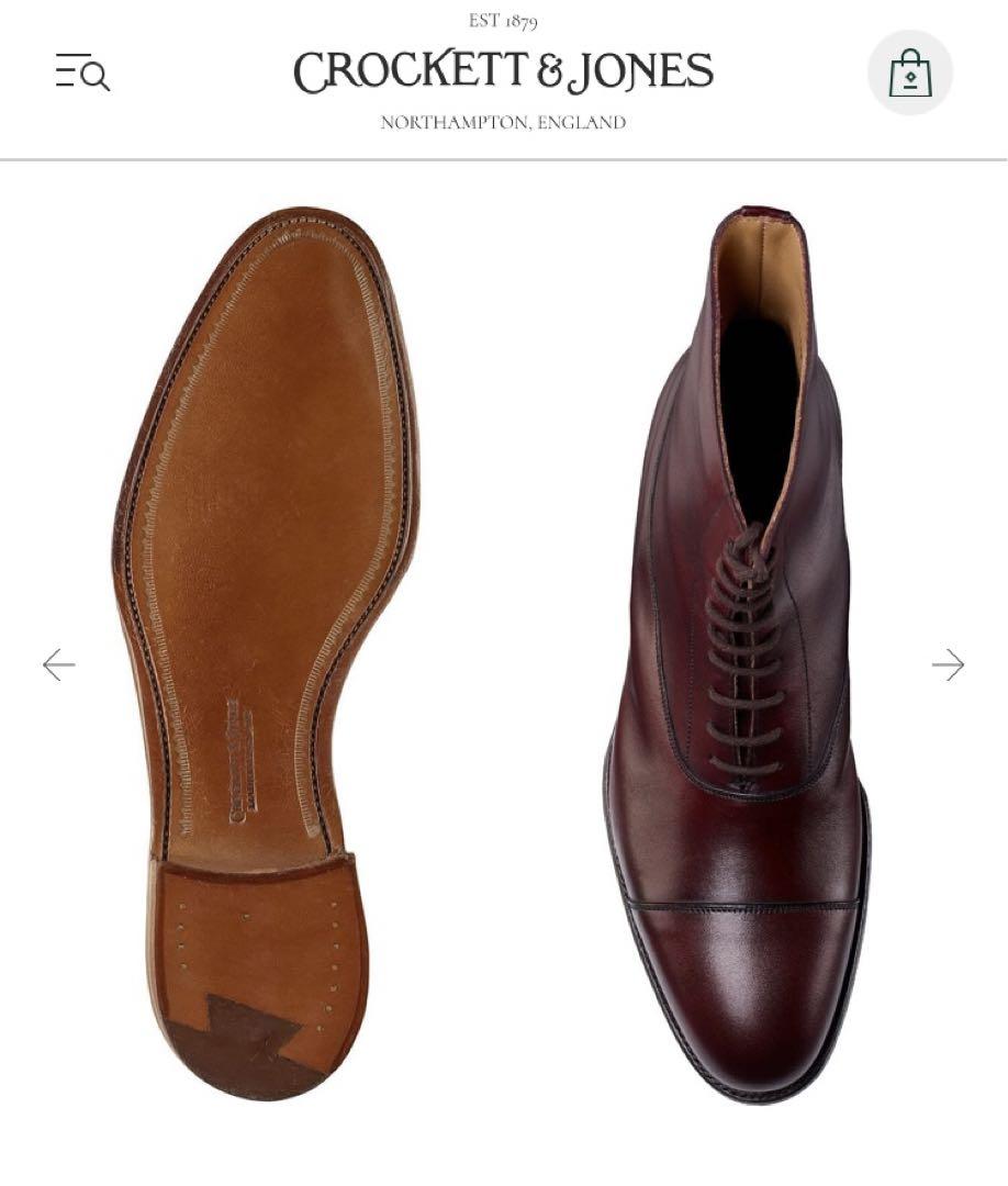 Crockett&Jones レースアップシューズ レースアップブーツ