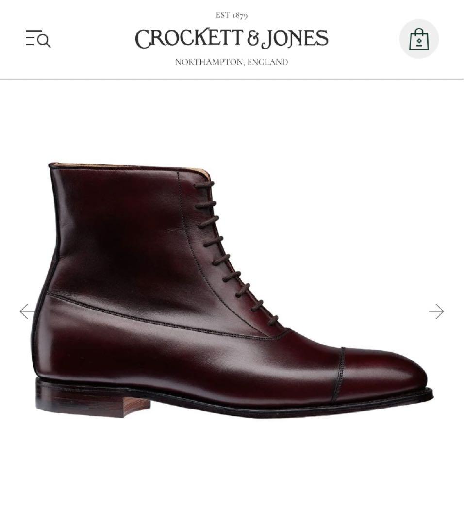 Crockett&Jones レースアップシューズ レースアップブーツ