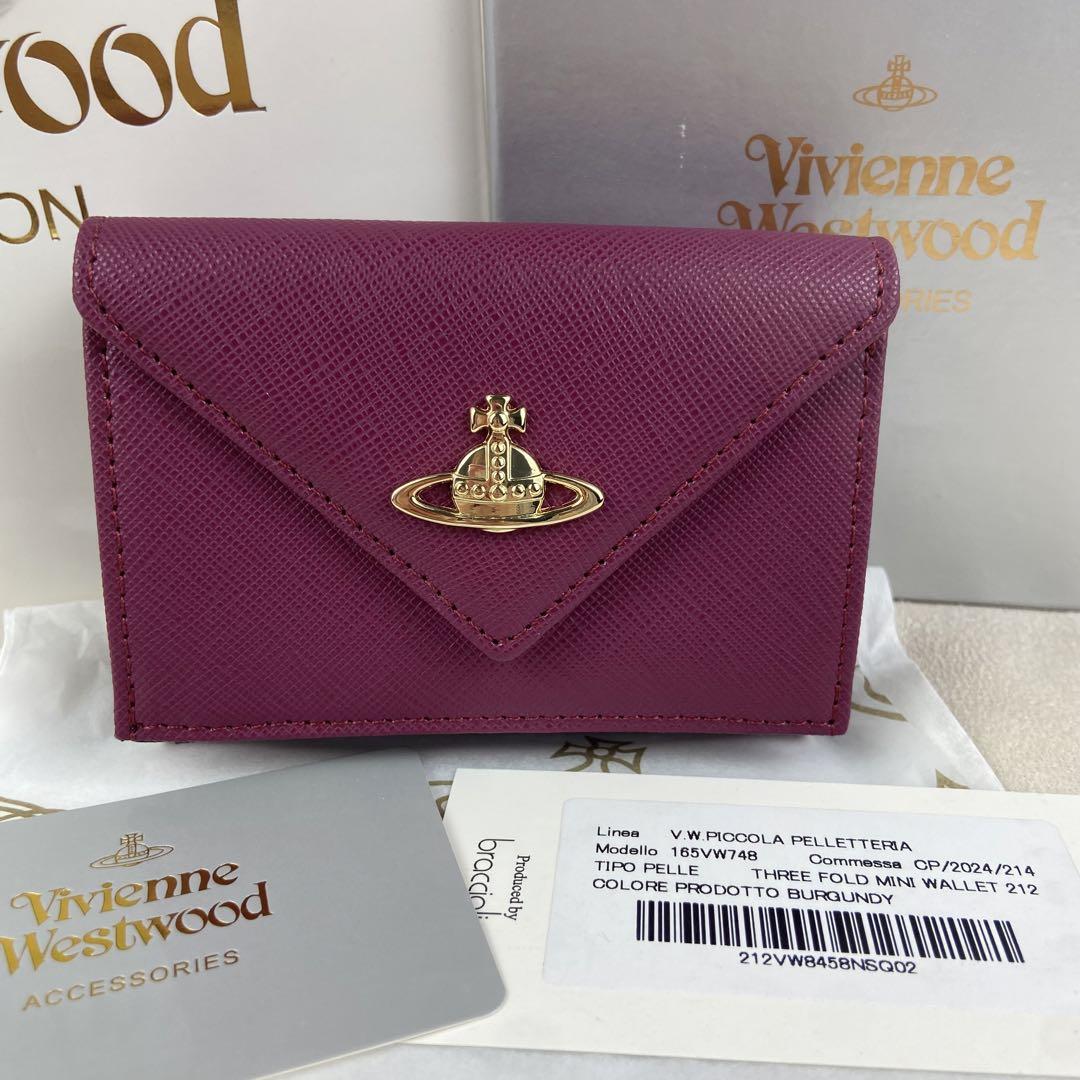 新品 Vivienne Westwood ヴィヴィアン三つ折り財布