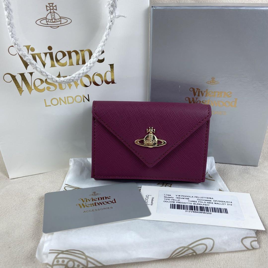 新品 Vivienne Westwood ヴィヴィアン三つ折り財布