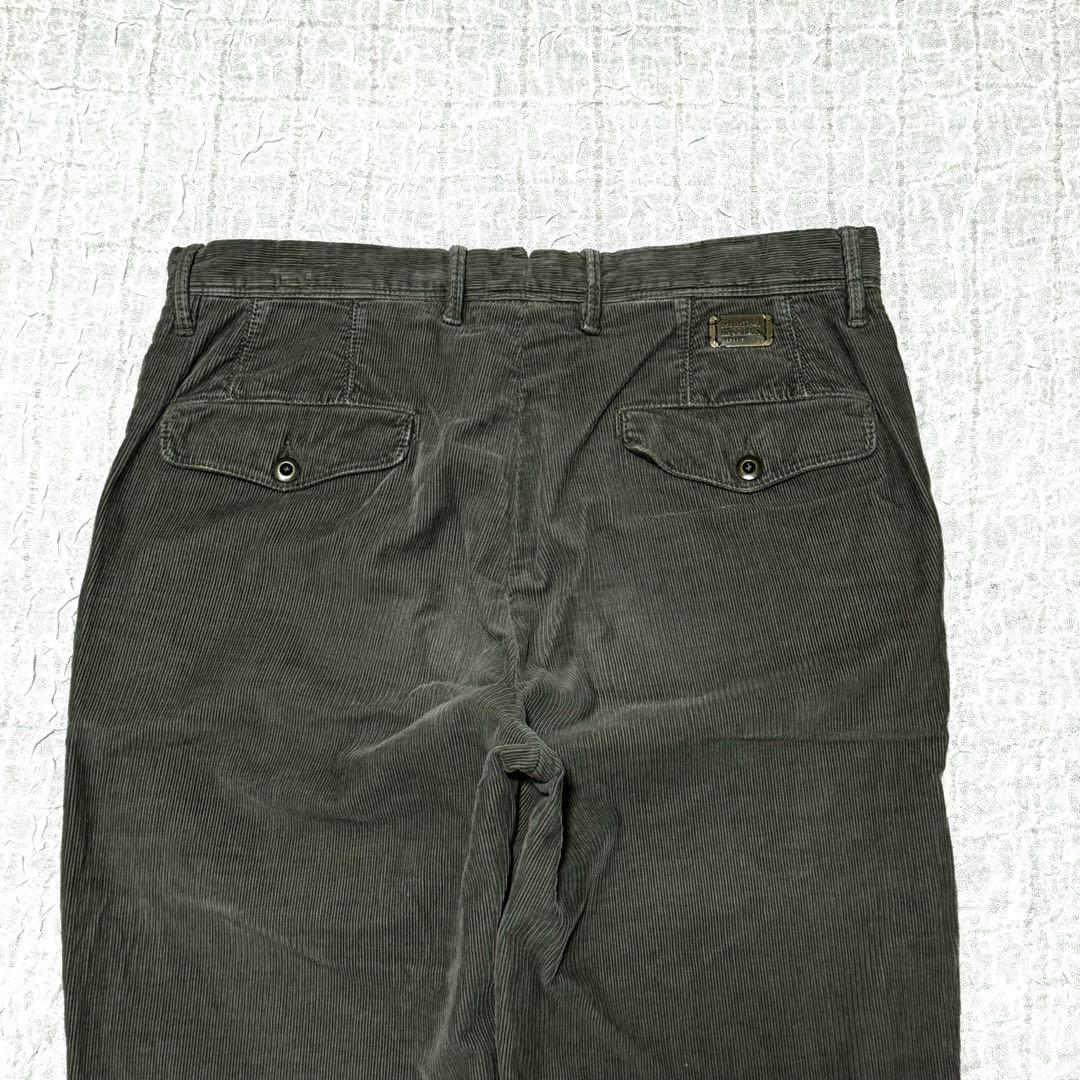 INCOTEX TAPERED FIT インコテックス　コーディロイパンツグレー