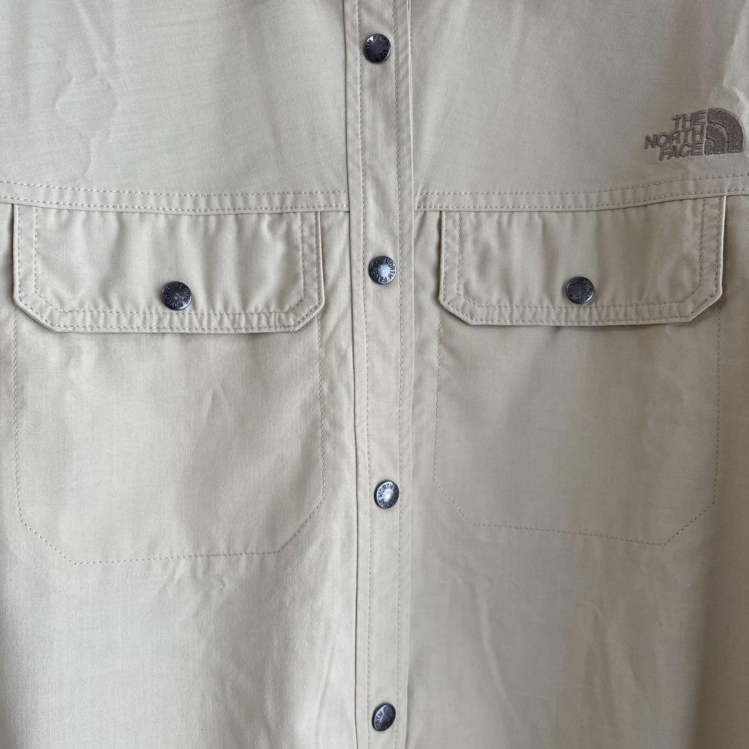 THE NORTH FACE ファイヤーフライライトシャツ XL ベージュ