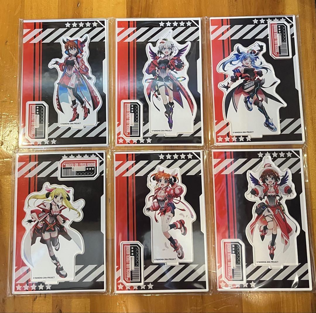 魔法少女リリカルなのは　アクリルスタンド　ラウンドワン限定 6種セット　アクスタ