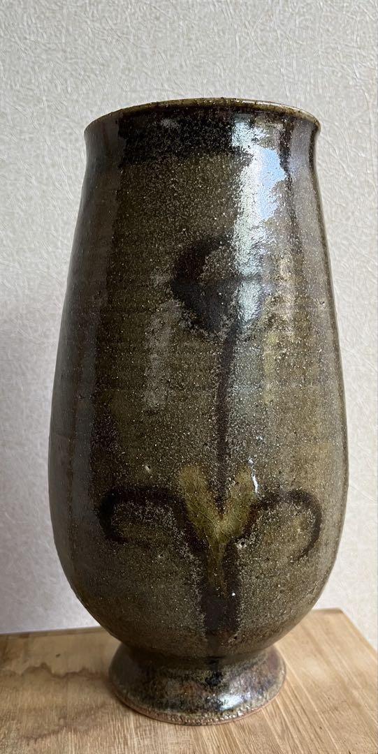 黒牟田焼 花壷 花瓶 専用箱付 - メルカリ