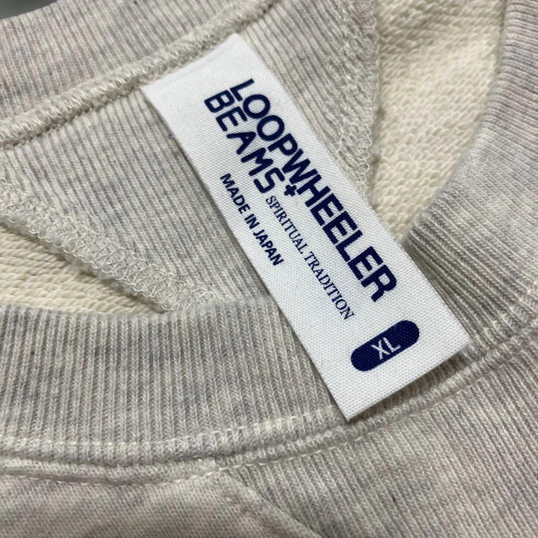 LOOPWHEELER BEAMS スウェット　グレー BEAMS PLUS（ビームス プラス）【別注】LOOPWHEELER / 100年起毛