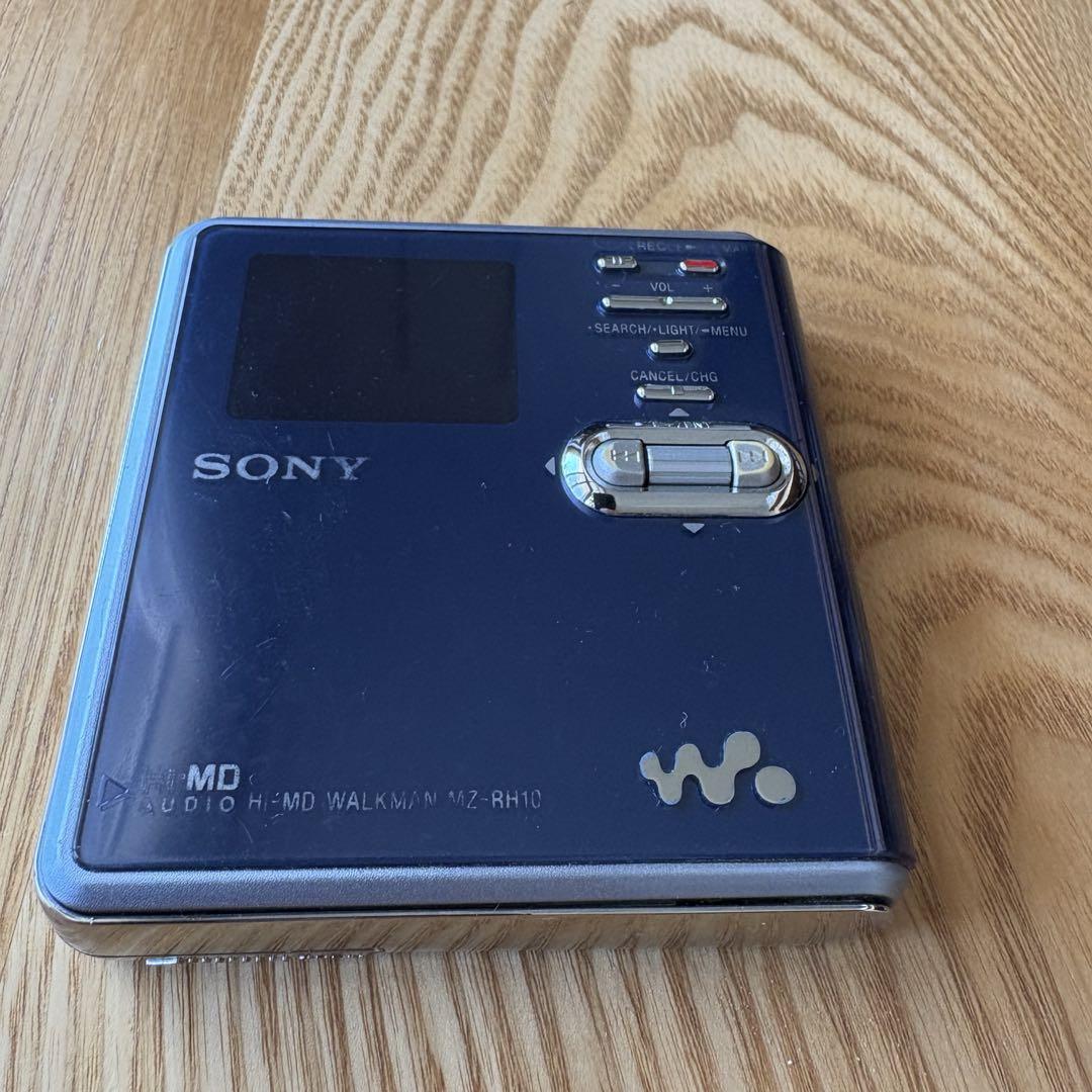 SONY MZ-RH10 MDウォークマン ソニー Hi−MD ブルー - メルカリ