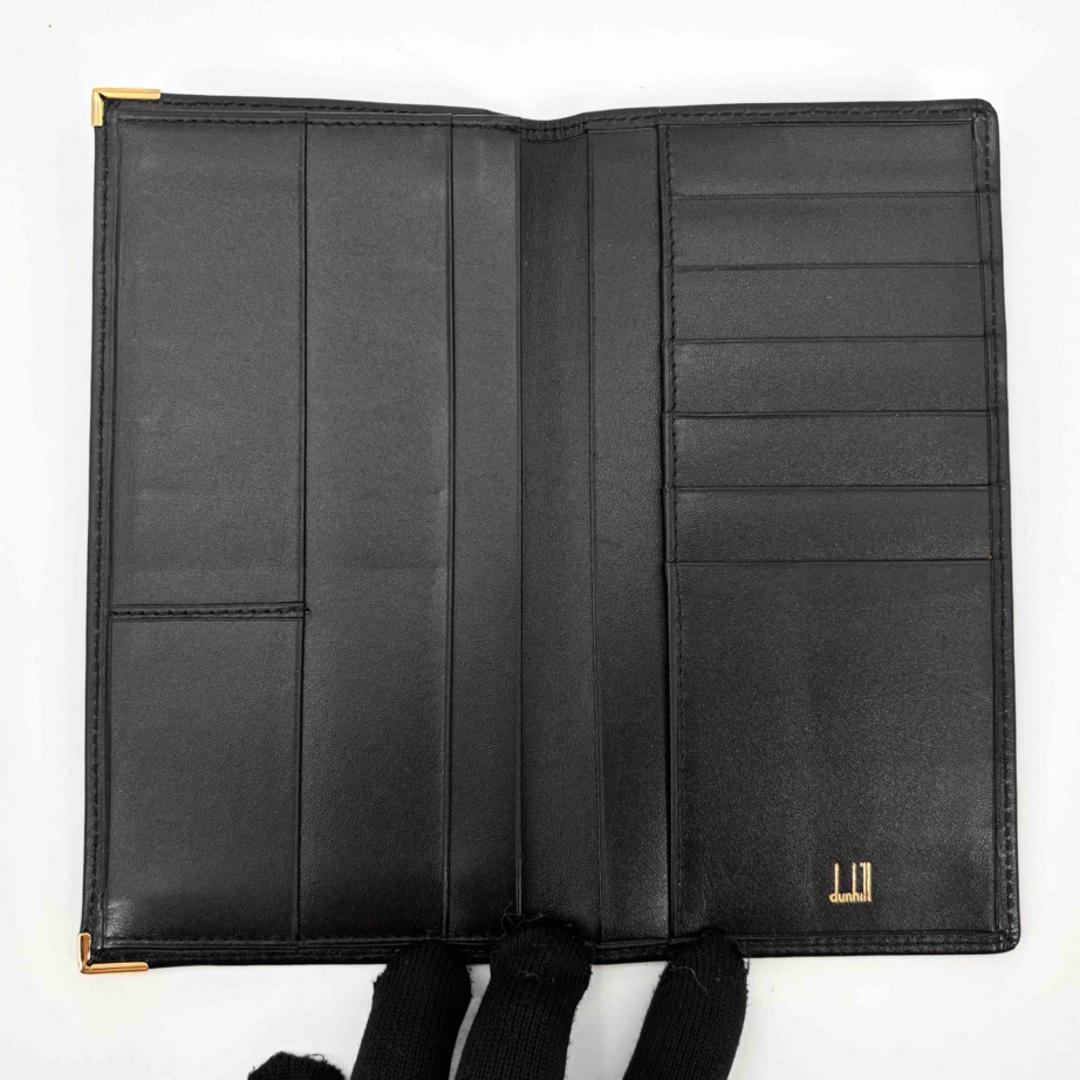 新品同様＊ dunhill ダンヒル レザー 二つ折り 長財布 札入れ