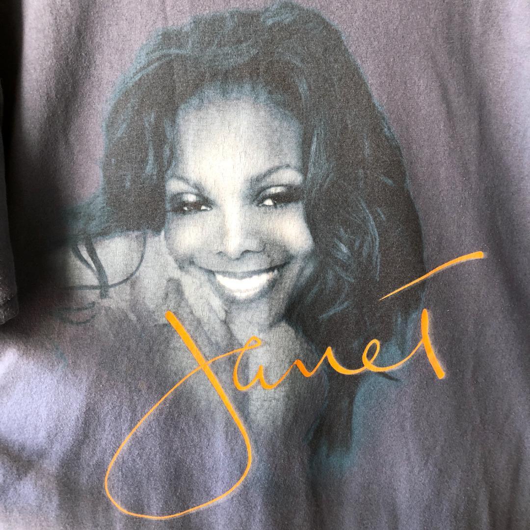 2002年ジャネットジャクソンワールドツアーTシャツ　サイズ:スモール 希少】JANET JACKSON ジャネットジャクソン ワールドツアーt